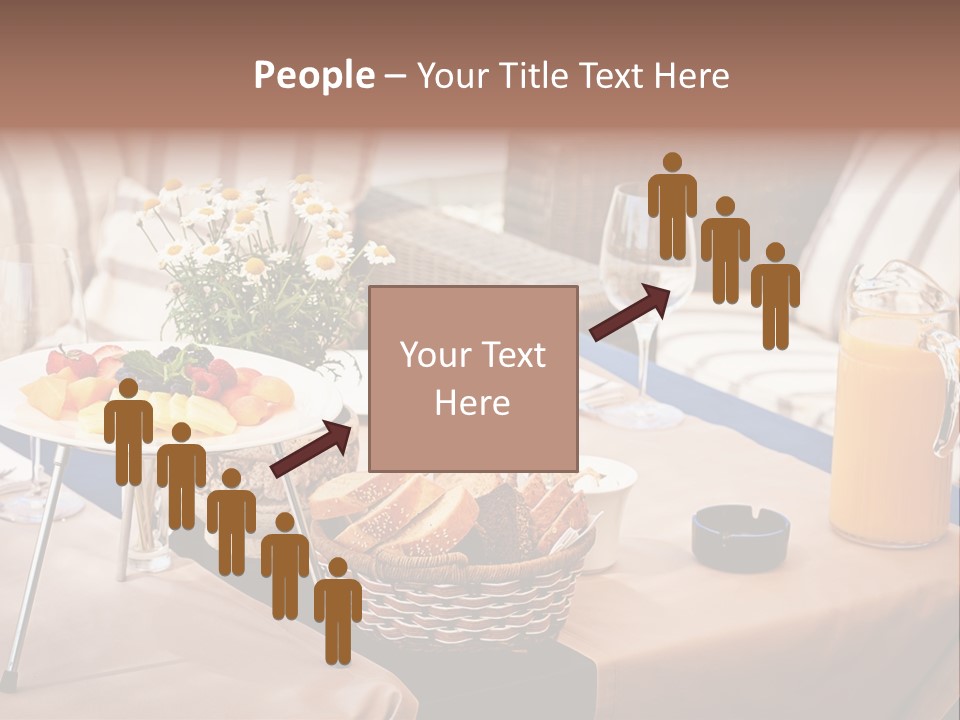Restaurant Beverage Outside PowerPoint Template