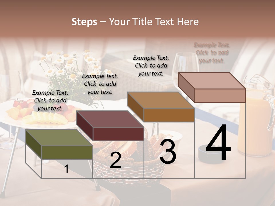 Restaurant Beverage Outside PowerPoint Template