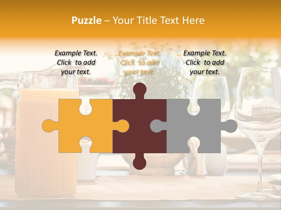 Romance Wineglasses Outside PowerPoint Template