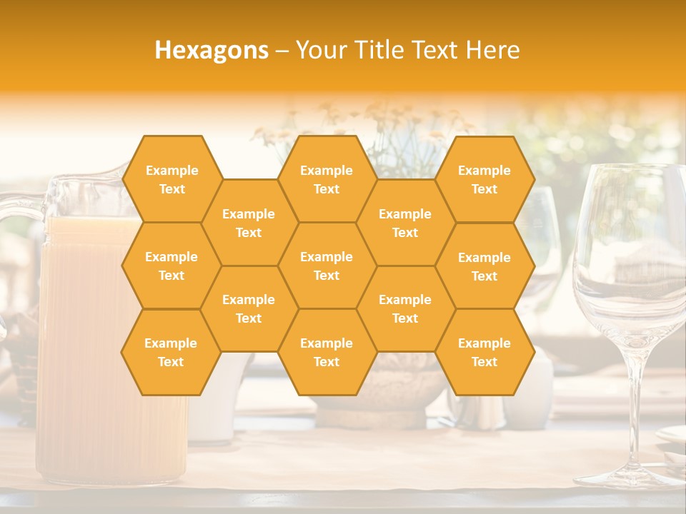 Romance Wineglasses Outside PowerPoint Template