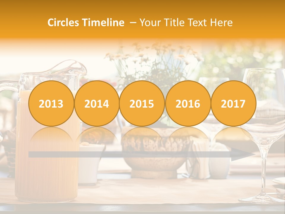 Romance Wineglasses Outside PowerPoint Template