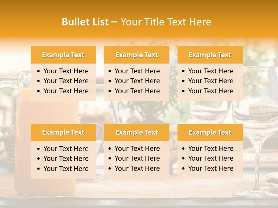 Romance Wineglasses Outside PowerPoint Template