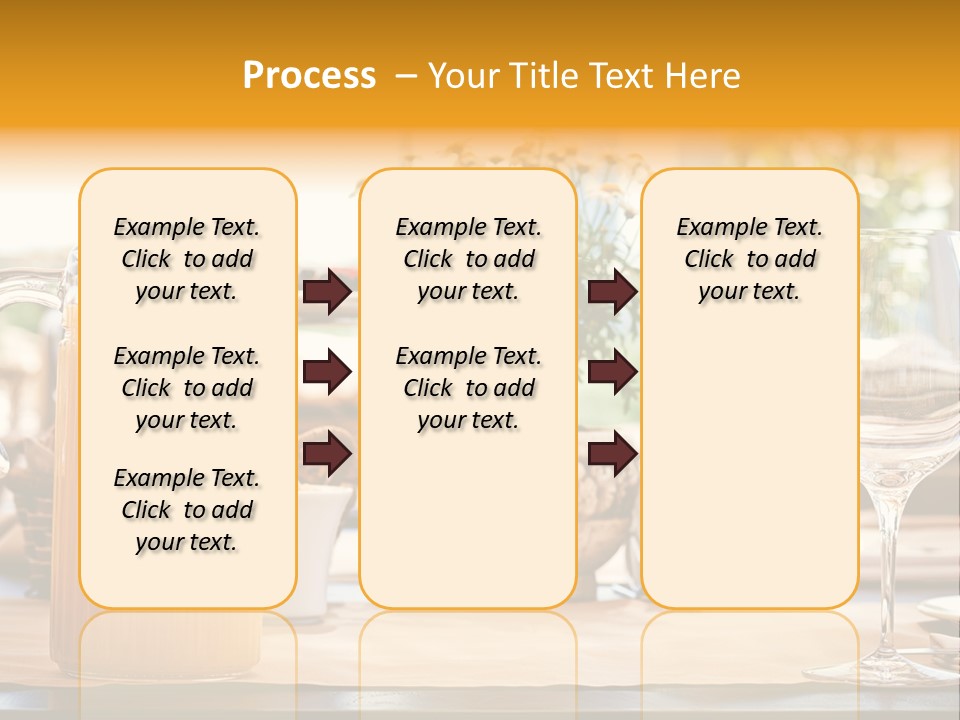 Romance Wineglasses Outside PowerPoint Template
