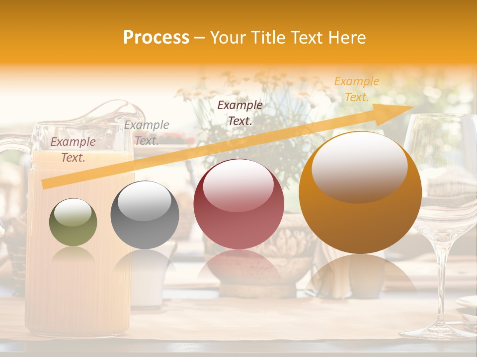 Romance Wineglasses Outside PowerPoint Template