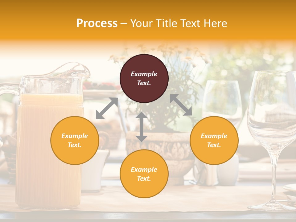 Romance Wineglasses Outside PowerPoint Template