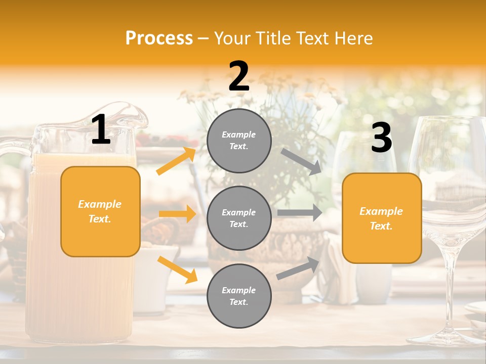 Romance Wineglasses Outside PowerPoint Template