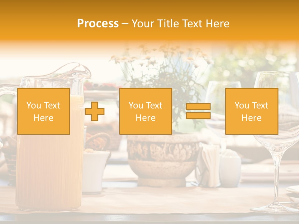 Romance Wineglasses Outside PowerPoint Template