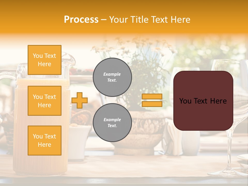 Romance Wineglasses Outside PowerPoint Template