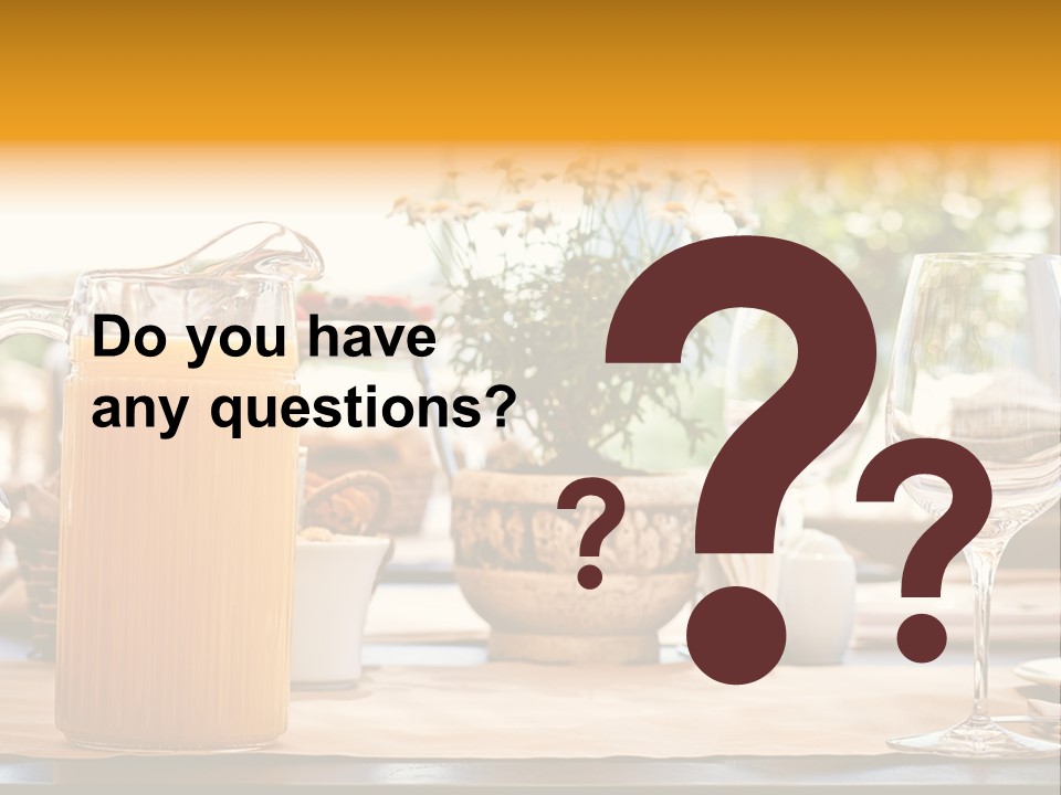 Romance Wineglasses Outside PowerPoint Template