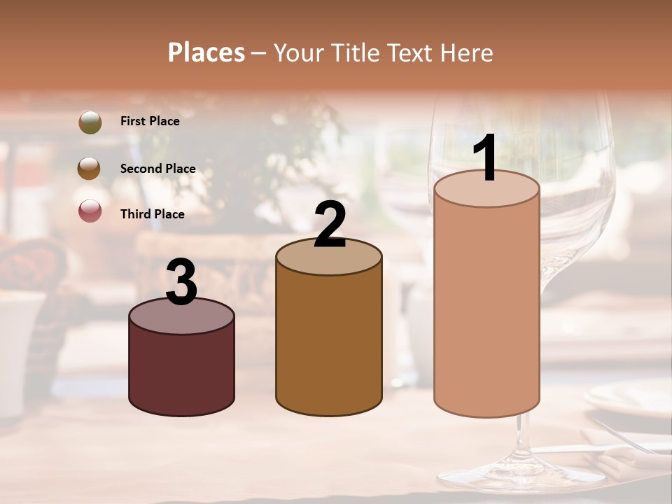 Wine Glass Cloth Luxury PowerPoint Template