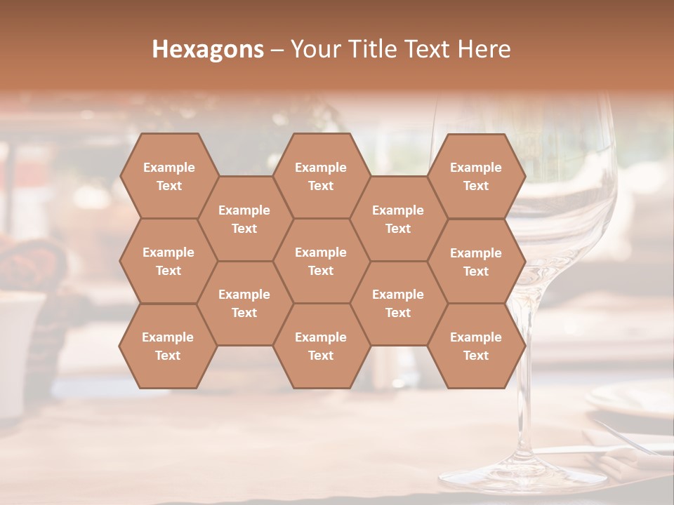 Wine Glass Cloth Luxury PowerPoint Template