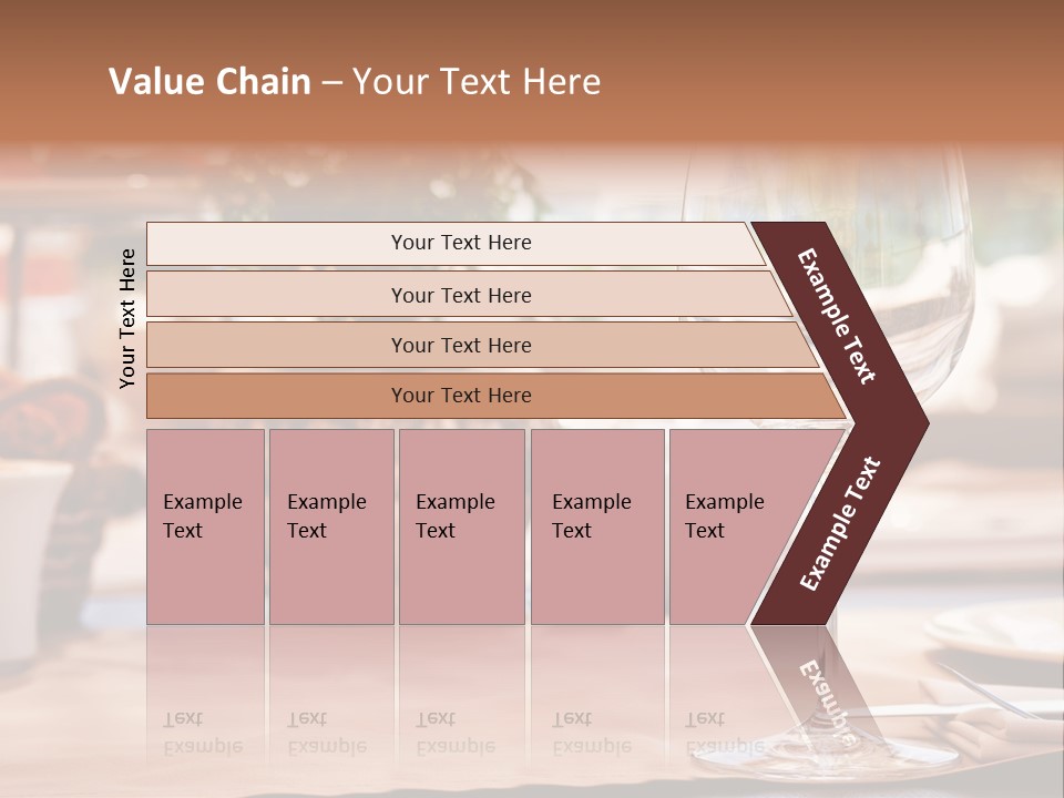 Wine Glass Cloth Luxury PowerPoint Template