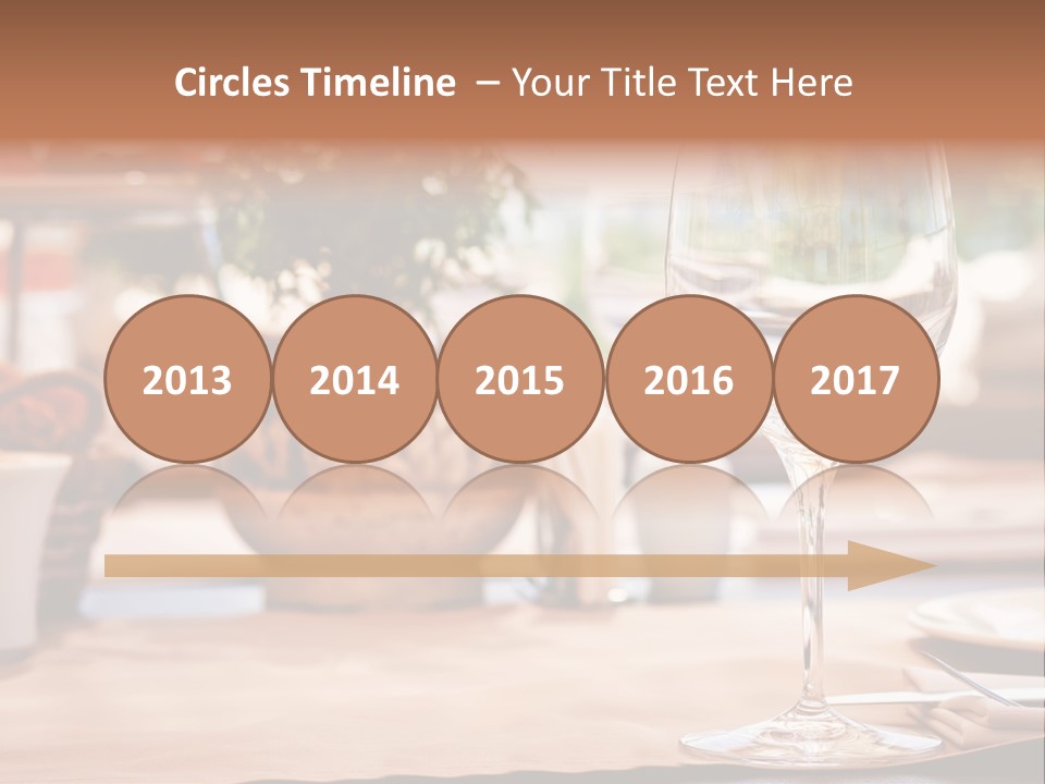Wine Glass Cloth Luxury PowerPoint Template