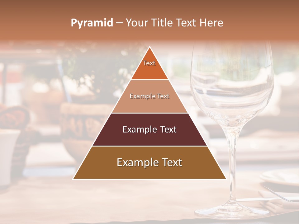 Wine Glass Cloth Luxury PowerPoint Template