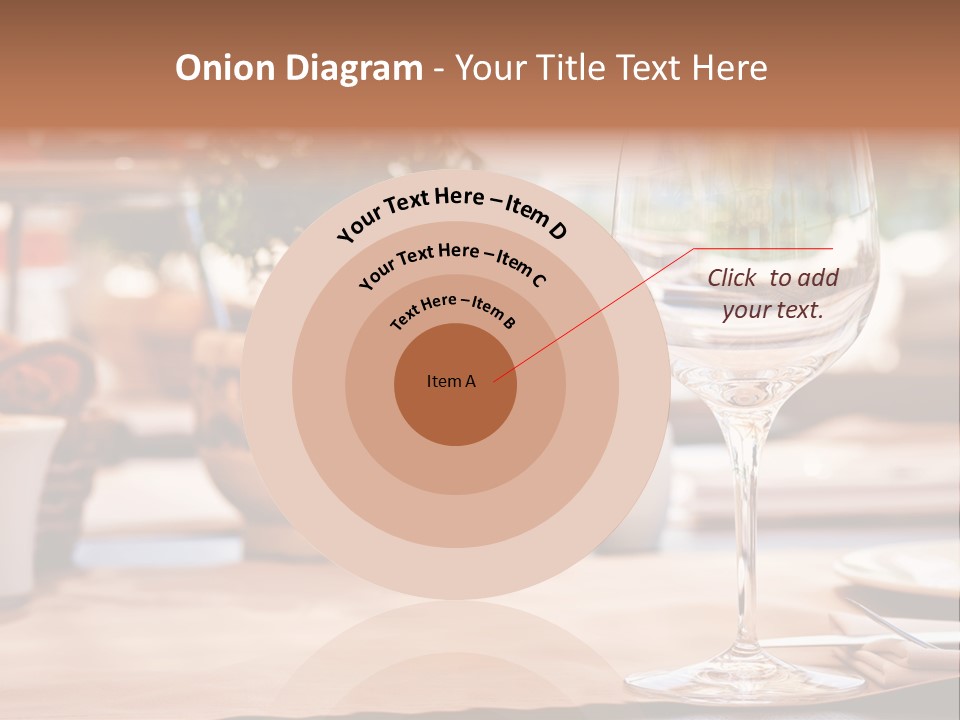 Wine Glass Cloth Luxury PowerPoint Template