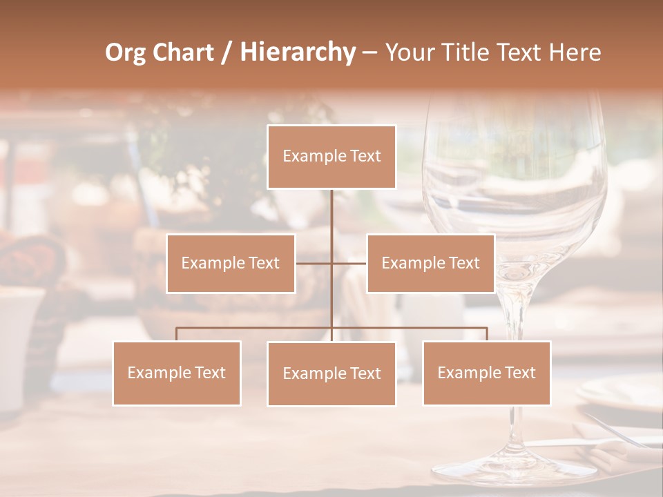 Wine Glass Cloth Luxury PowerPoint Template