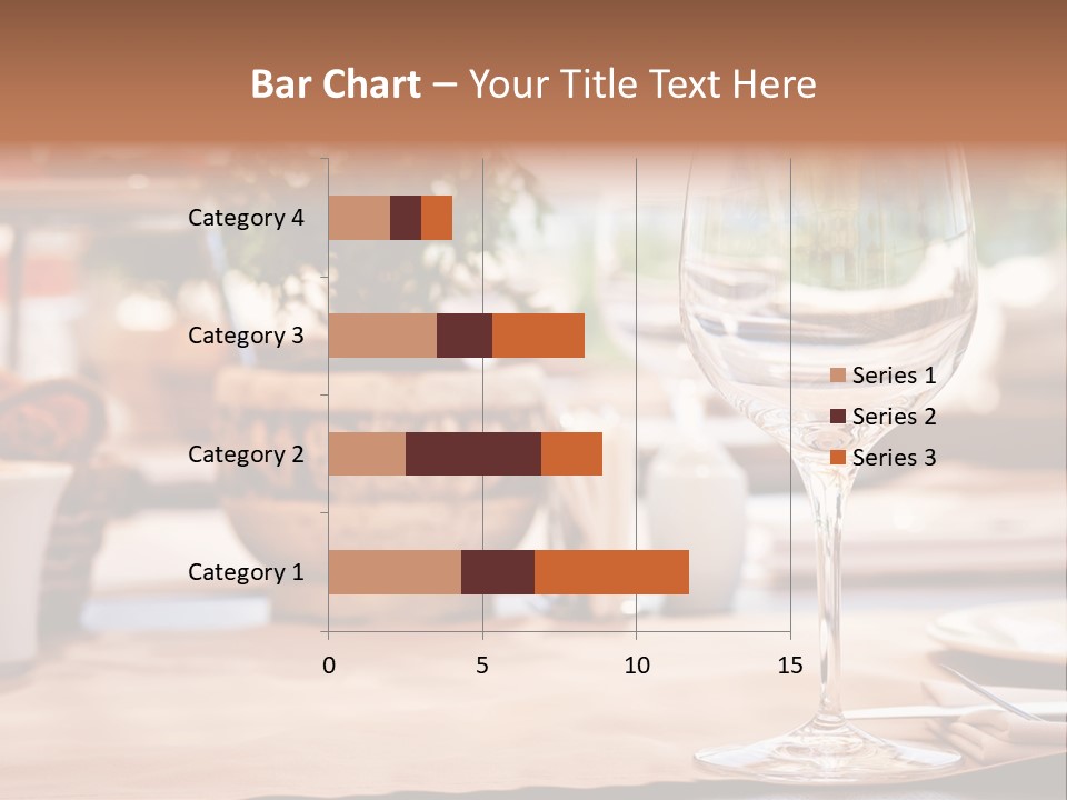 Wine Glass Cloth Luxury PowerPoint Template