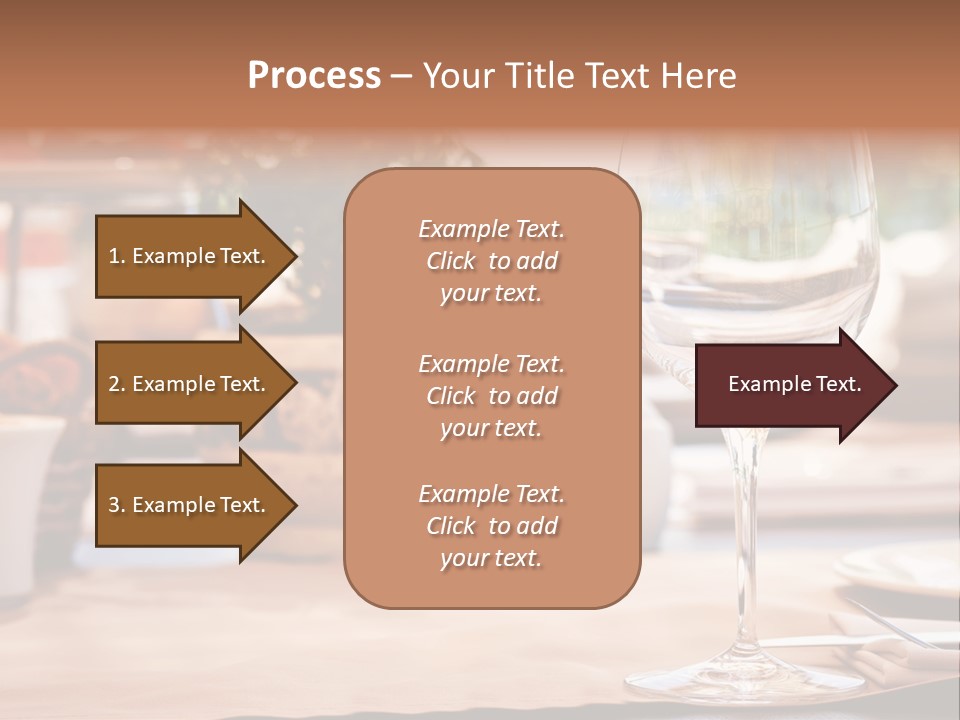 Wine Glass Cloth Luxury PowerPoint Template