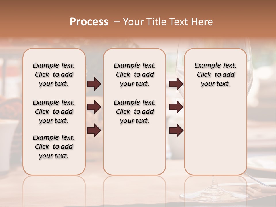 Wine Glass Cloth Luxury PowerPoint Template