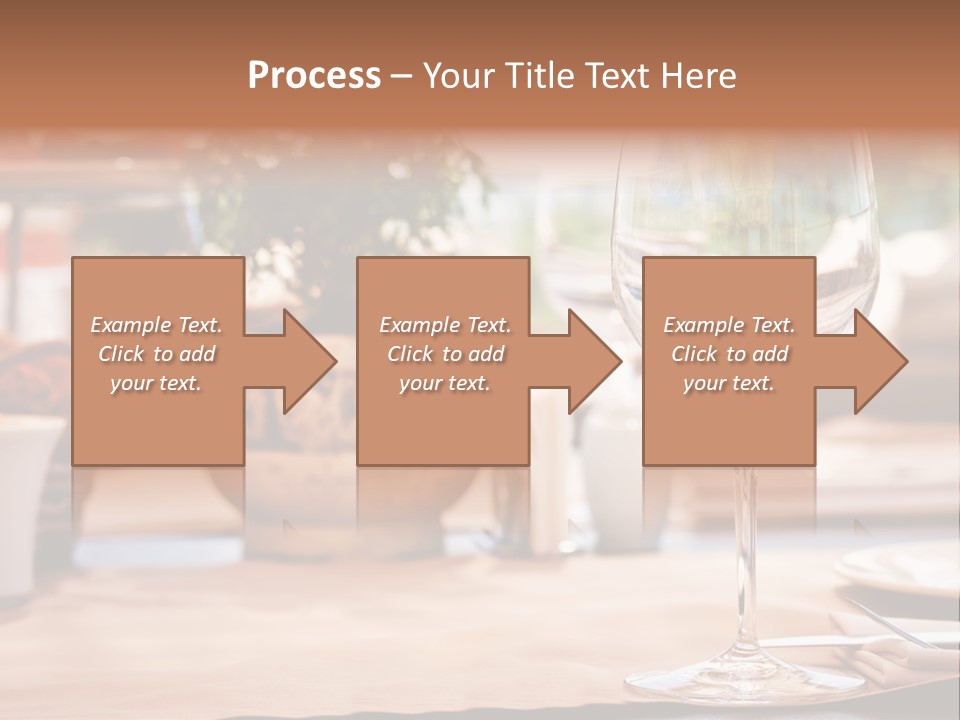 Wine Glass Cloth Luxury PowerPoint Template