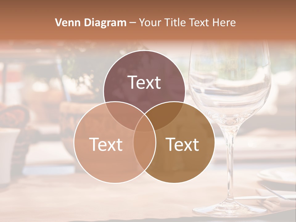 Wine Glass Cloth Luxury PowerPoint Template