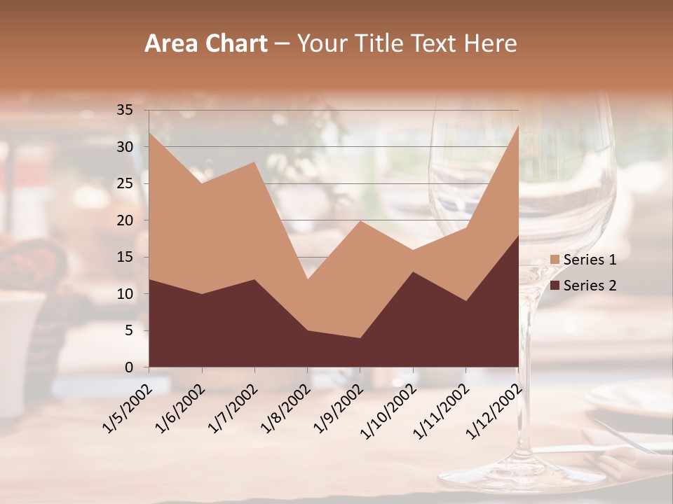 Wine Glass Cloth Luxury PowerPoint Template