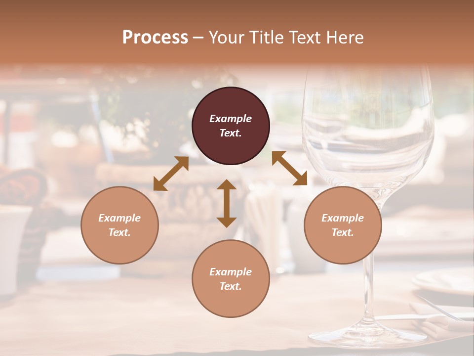 Wine Glass Cloth Luxury PowerPoint Template