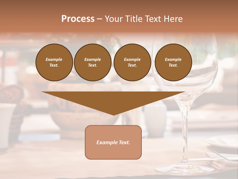 Wine Glass Cloth Luxury PowerPoint Template