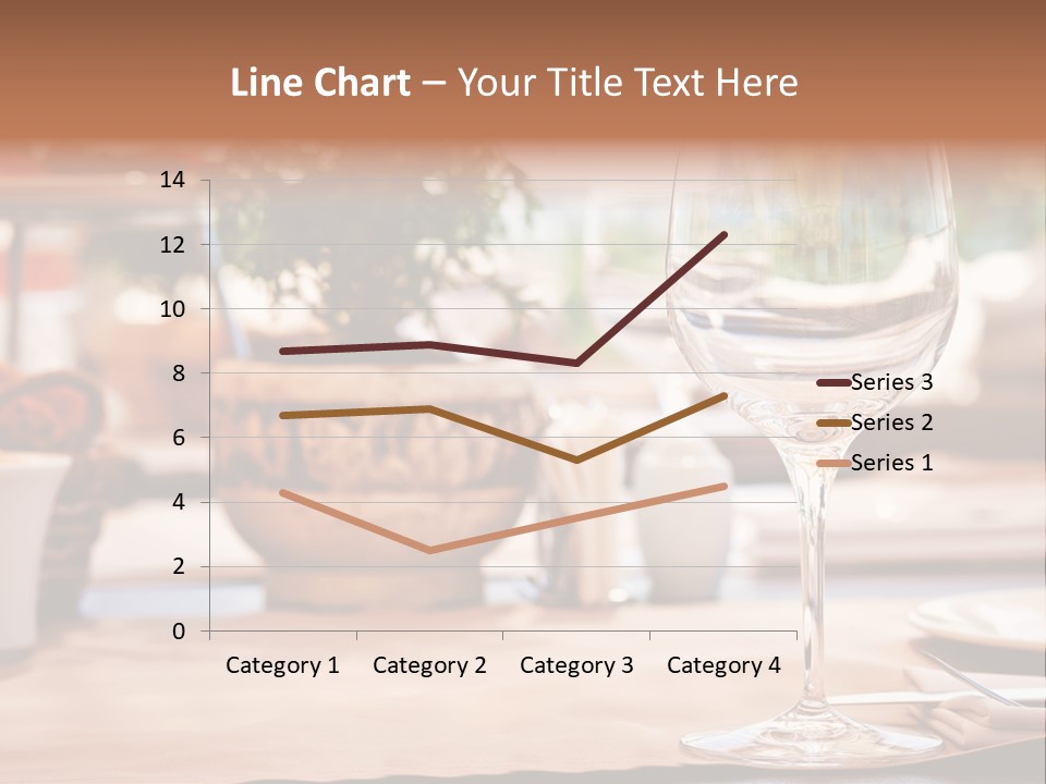 Wine Glass Cloth Luxury PowerPoint Template