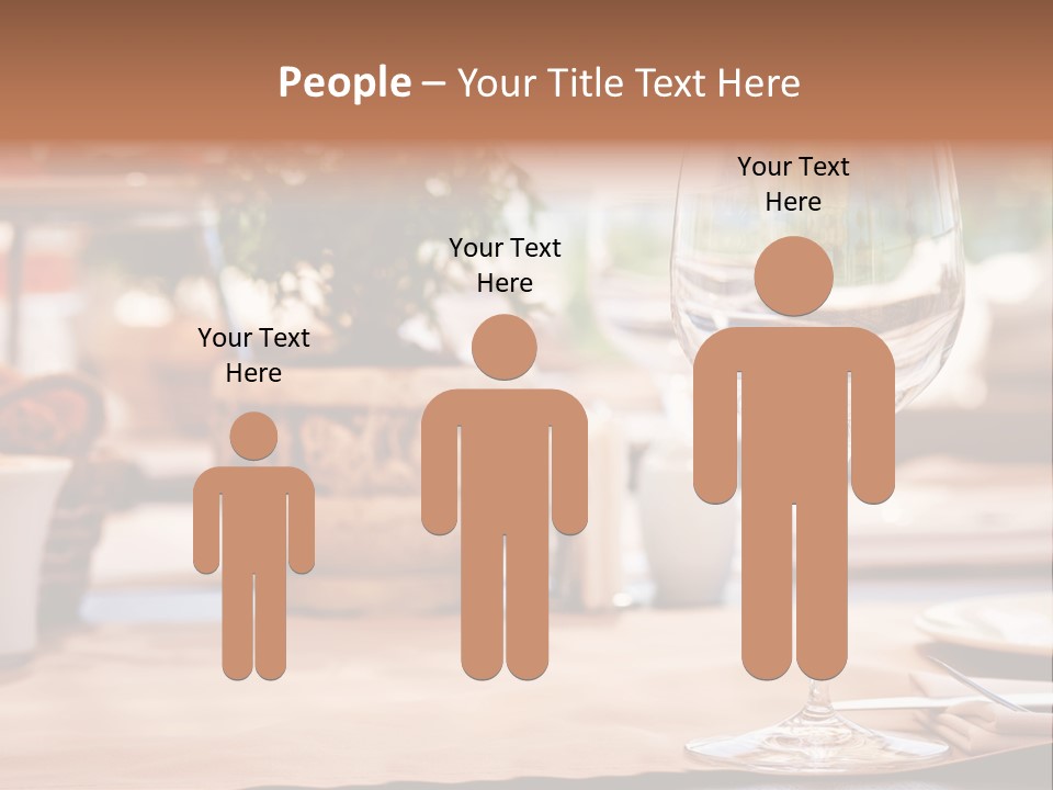 Wine Glass Cloth Luxury PowerPoint Template