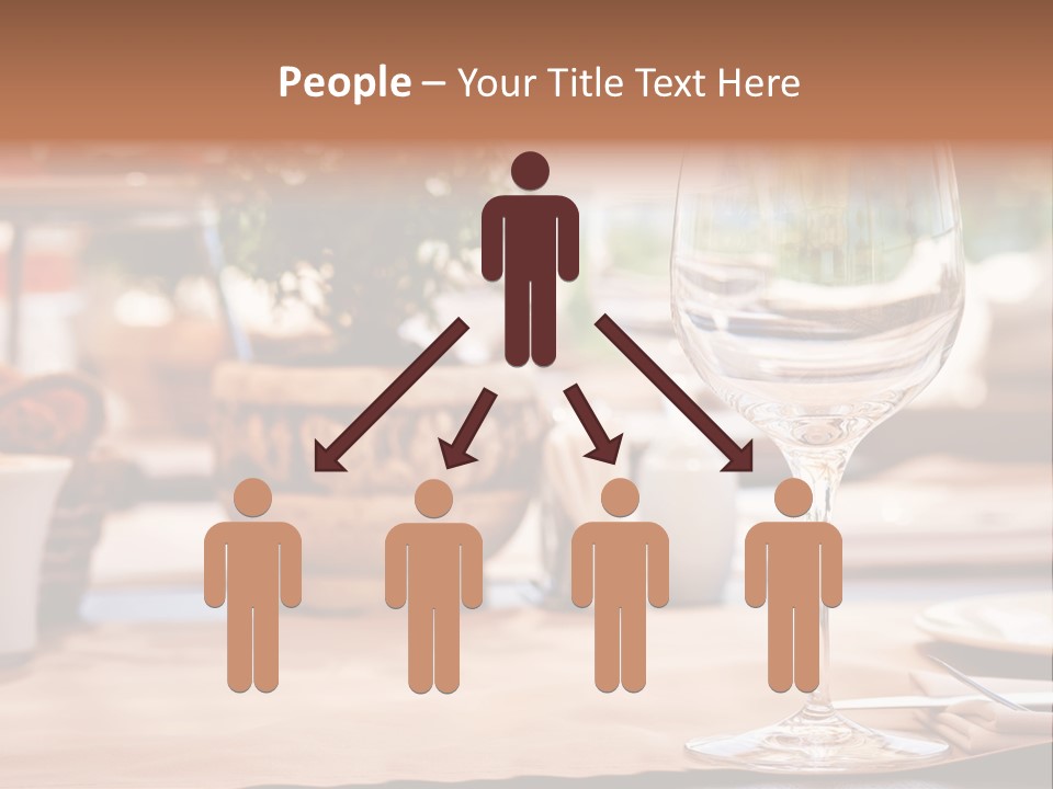 Wine Glass Cloth Luxury PowerPoint Template