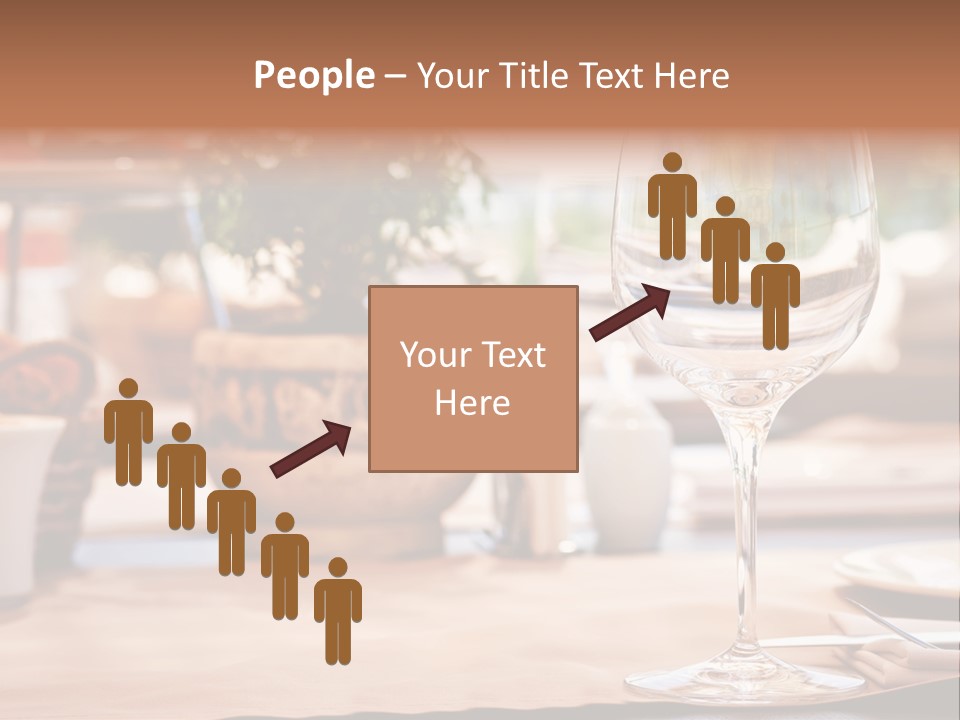 Wine Glass Cloth Luxury PowerPoint Template