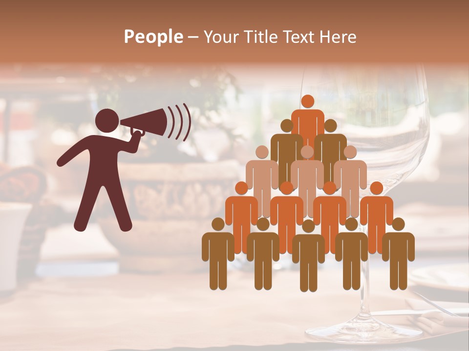 Wine Glass Cloth Luxury PowerPoint Template