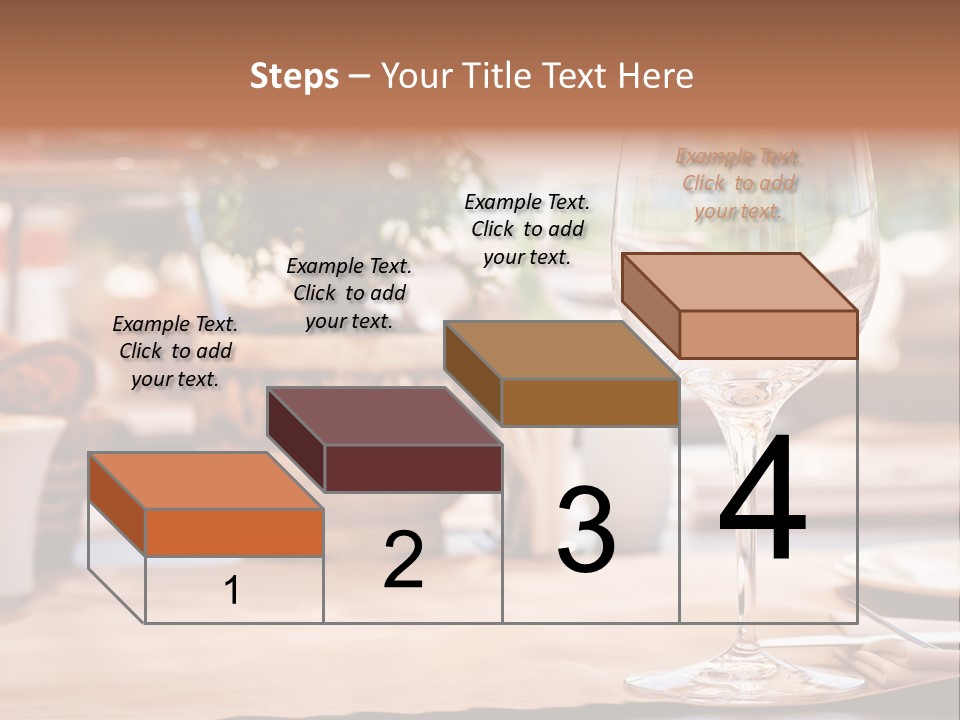 Wine Glass Cloth Luxury PowerPoint Template