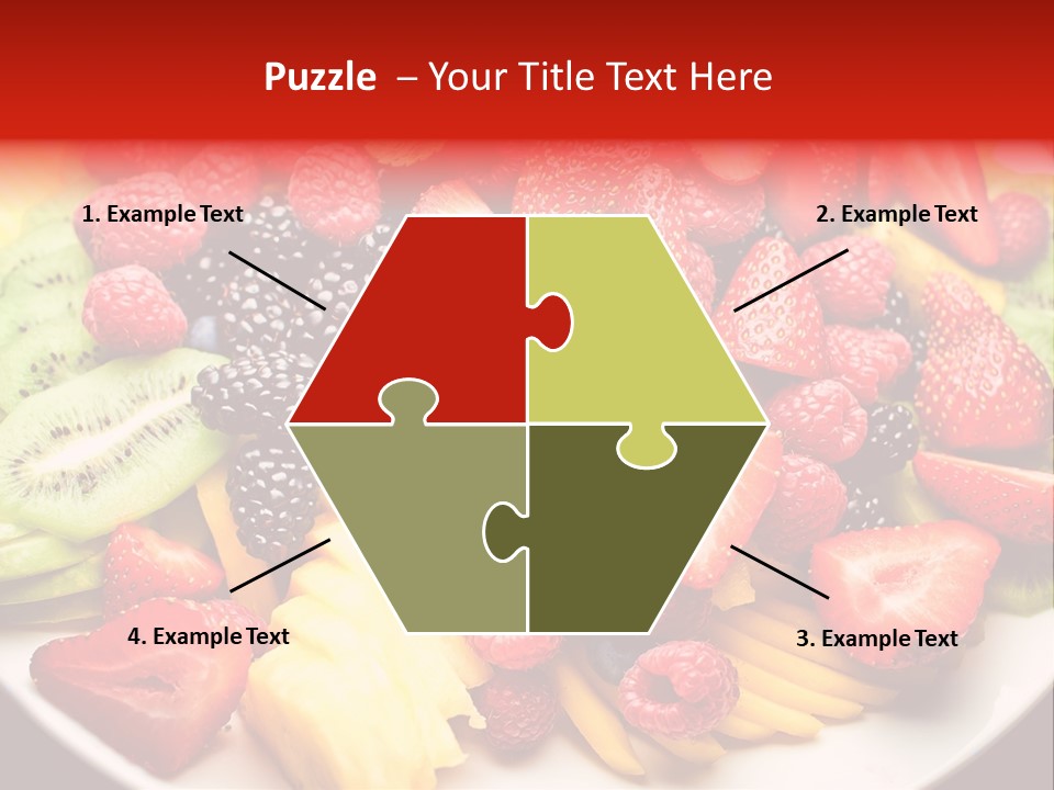 Organic Juice Leaf PowerPoint Template
