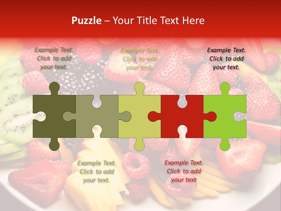 Organic Juice Leaf PowerPoint Template