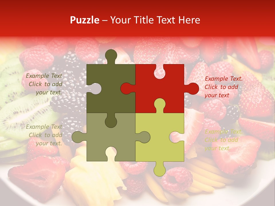 Organic Juice Leaf PowerPoint Template