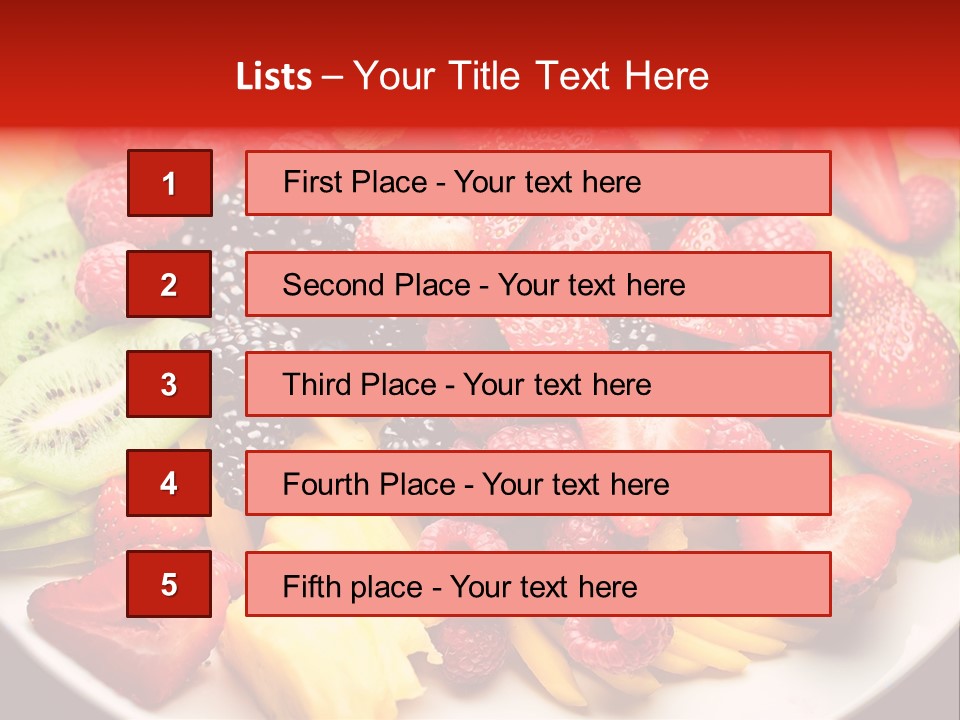 Organic Juice Leaf PowerPoint Template