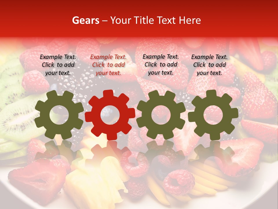 Organic Juice Leaf PowerPoint Template