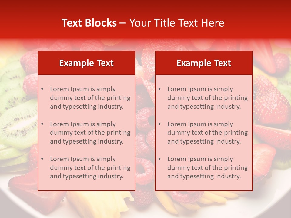 Organic Juice Leaf PowerPoint Template