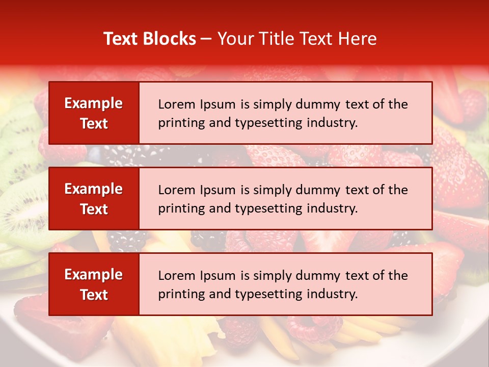 Organic Juice Leaf PowerPoint Template