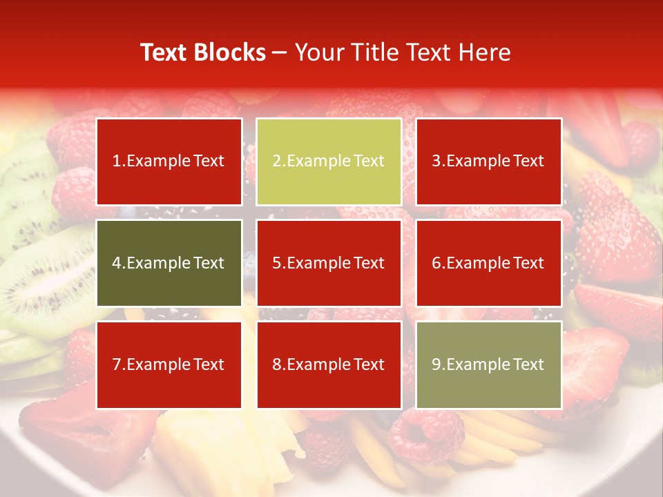 Organic Juice Leaf PowerPoint Template