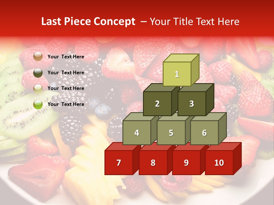 Organic Juice Leaf PowerPoint Template
