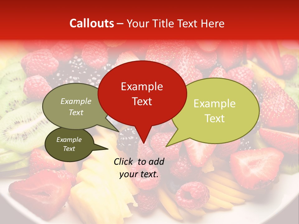 Organic Juice Leaf PowerPoint Template
