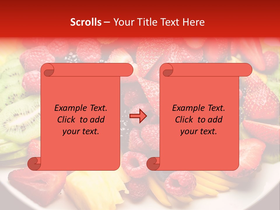 Organic Juice Leaf PowerPoint Template
