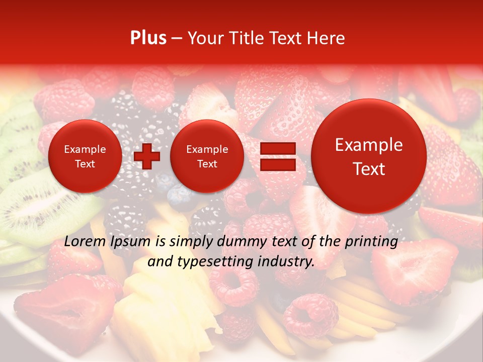 Organic Juice Leaf PowerPoint Template
