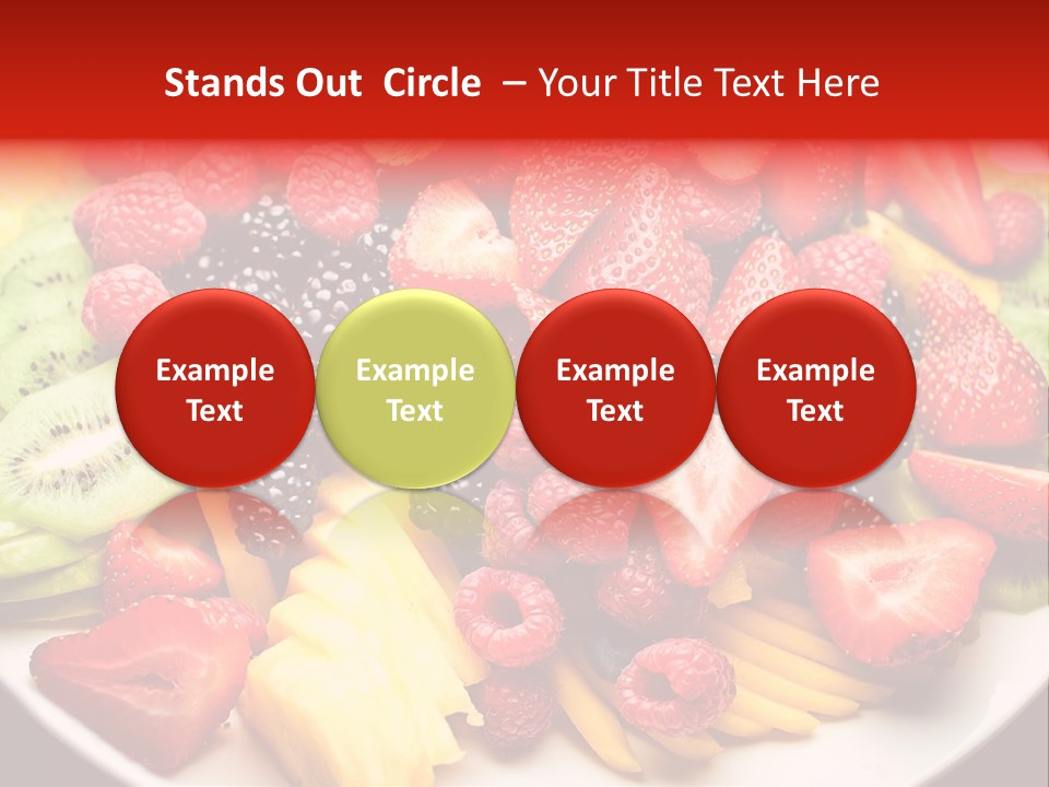 Organic Juice Leaf PowerPoint Template