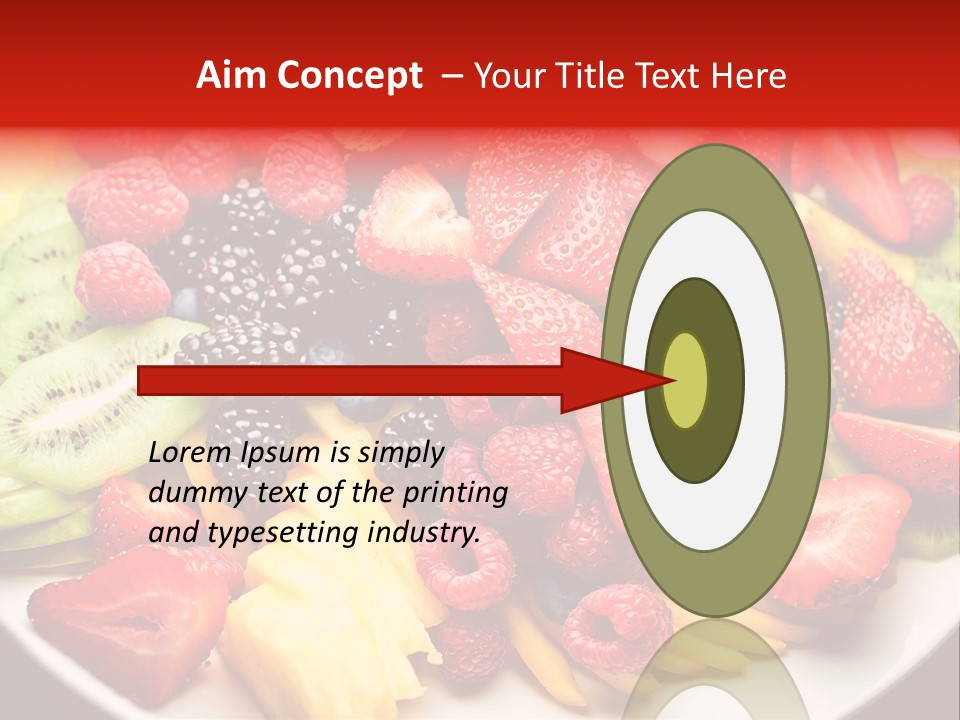 Organic Juice Leaf PowerPoint Template