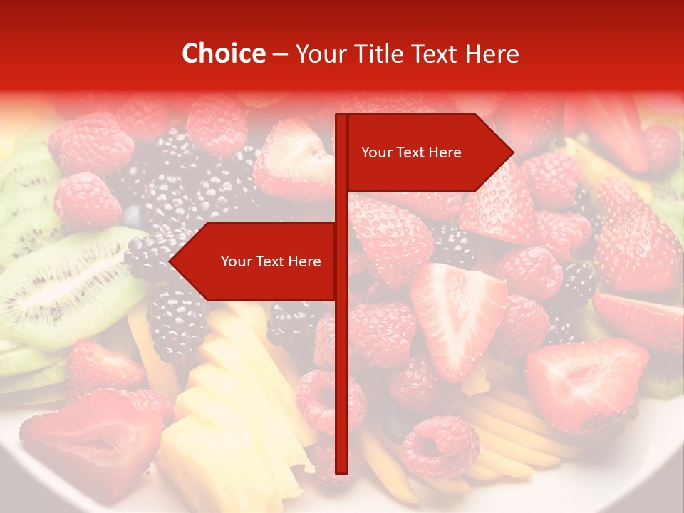 Organic Juice Leaf PowerPoint Template