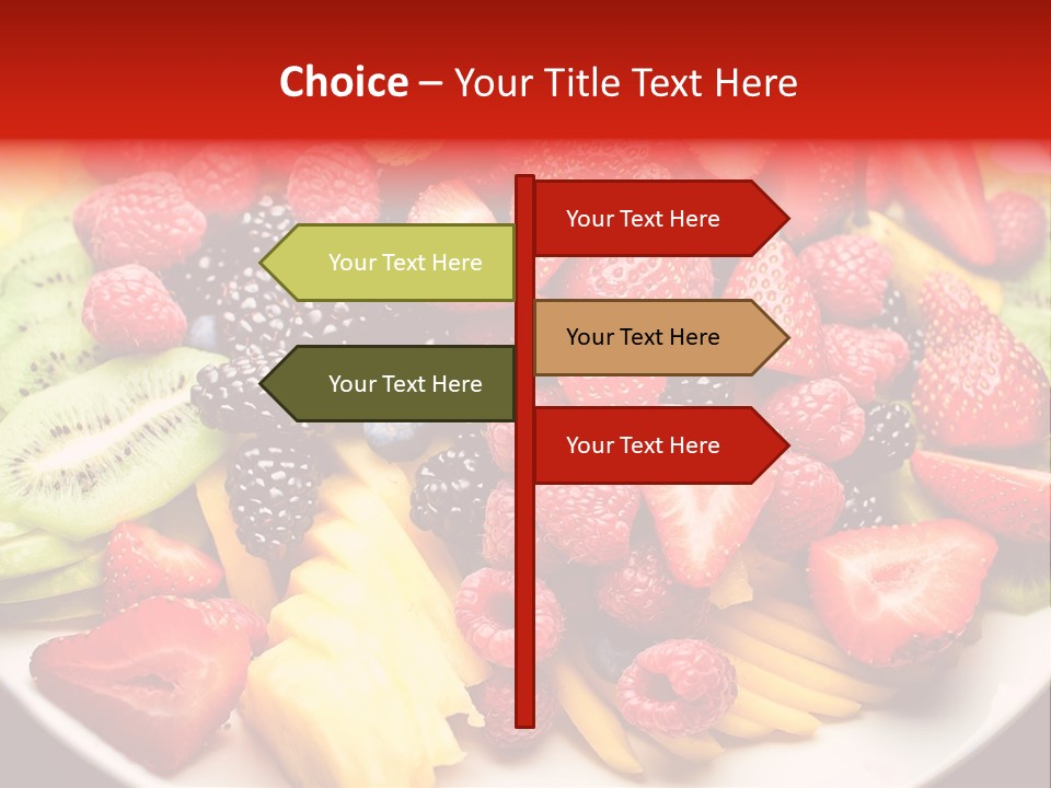 Organic Juice Leaf PowerPoint Template
